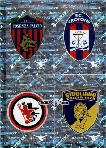 Sticker Cosenza / Crotone / Foggia / Giugliano (Scudetto) - Calciatori 2025-2026 n. 610 - Panini