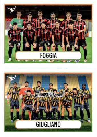 Figurina Foggia / Giugliano (Squadra) - Calciatori 2025-2026 n. 612 - Panini