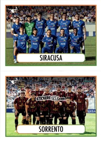 Figurina Siracusa / Sorrento (Squadra) - Calciatori 2025-2026 n. 617 - Panini