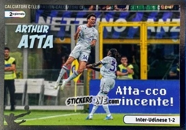 Cromo Arthur Atta - Calciatori 2025-2026 n. CEL10 - Panini
