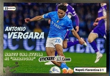 Figurina Antonio Vergara - Calciatori 2025-2026 n. CEL29 - Panini
