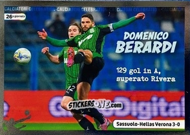 Cromo Domenico Berardi - Calciatori 2025-2026 n. CEL30 - Panini