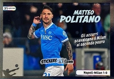 Figurina Matteo Politano - Calciatori 2025-2026 n. CEL36 - Panini