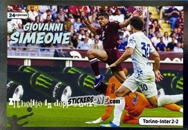 Cromo Giovanni Simeone - Calciatori 2025-2026 n. CEL39 - Panini