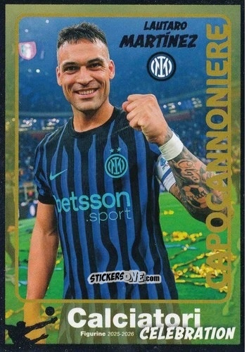 Cromo Lautaro Martinez - Calciatori 2025-2026 n. CEL48 - Panini
