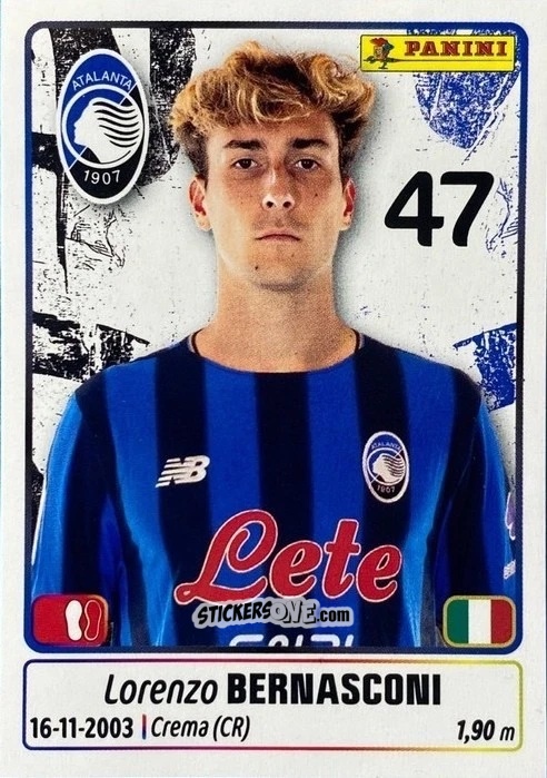 Figurina Lorenzo Bernasconi - Calciatori 2025-2026 n. UPG1 - Panini