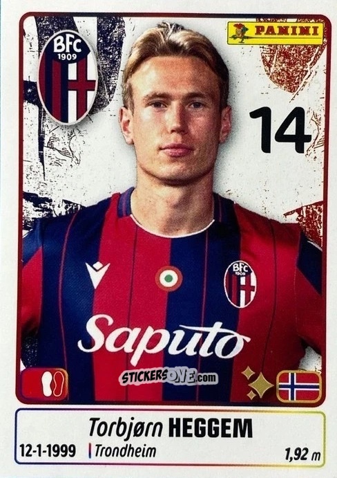 Cromo Torbjorn Heggem - Calciatori 2025-2026 n. UPG5 - Panini