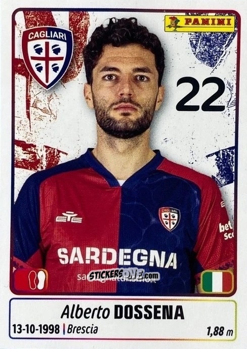 Cromo Alberto Dossena - Calciatori 2025-2026 n. UPG9 - Panini