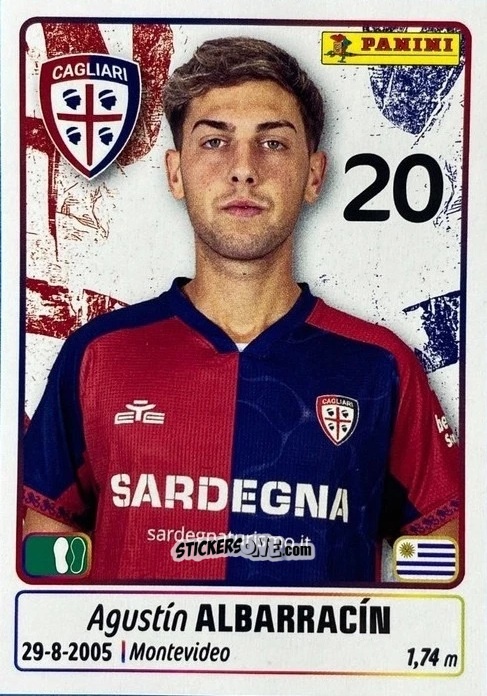 Cromo Agustin Albarracin - Calciatori 2025-2026 n. UPG12 - Panini