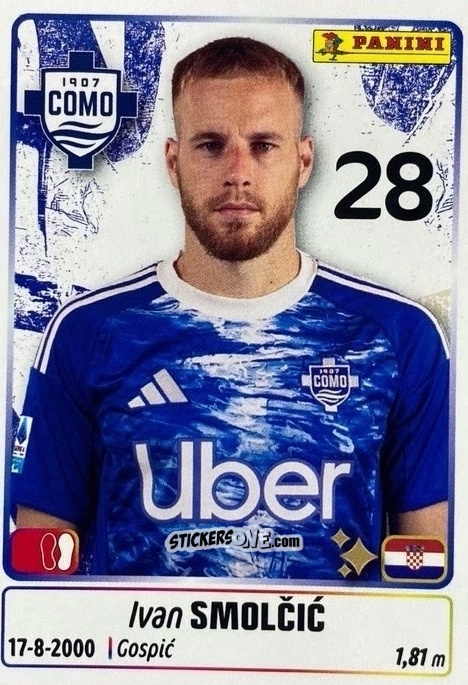 Figurina Ivan Smolcic - Calciatori 2025-2026 n. UPG14 - Panini