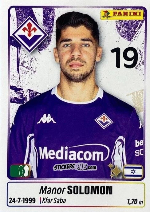 Cromo Manor Solomon - Calciatori 2025-2026 n. UPG23 - Panini