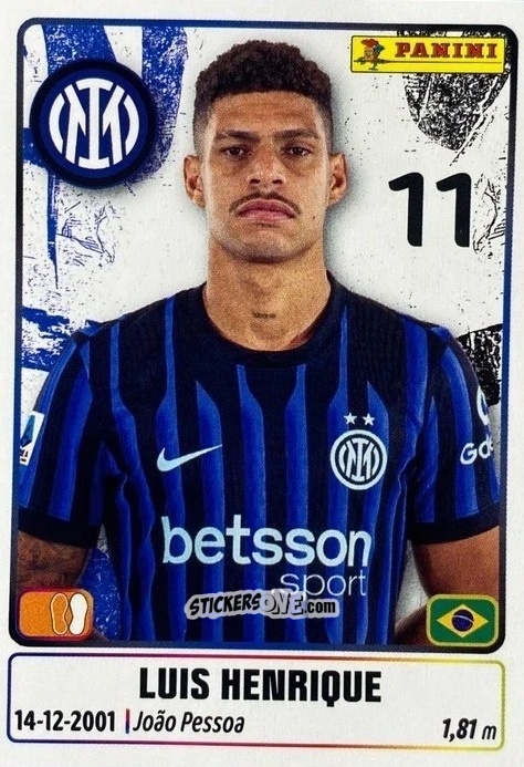 Cromo Luis Henrique - Calciatori 2025-2026 n. UPG35 - Panini
