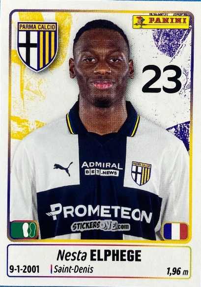Figurina Nesta Elphege - Calciatori 2025-2026 n. UPG60 - Panini