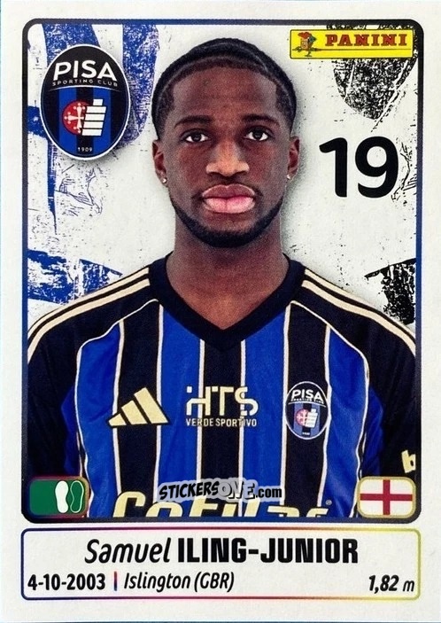 Cromo Samuel Iling-Junior - Calciatori 2025-2026 n. UPG62 - Panini