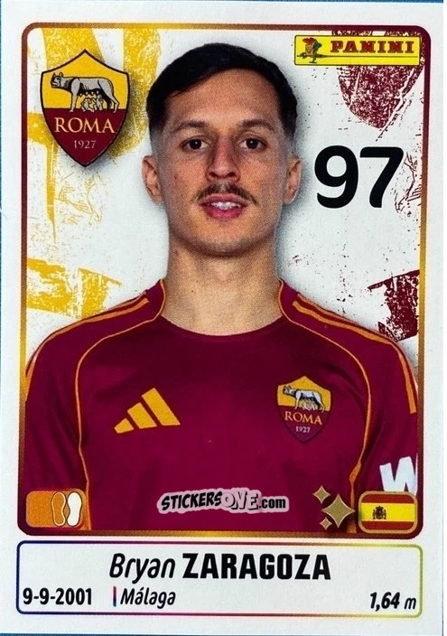 Cromo Bryan Zaragoza - Calciatori 2025-2026 n. UPG65 - Panini