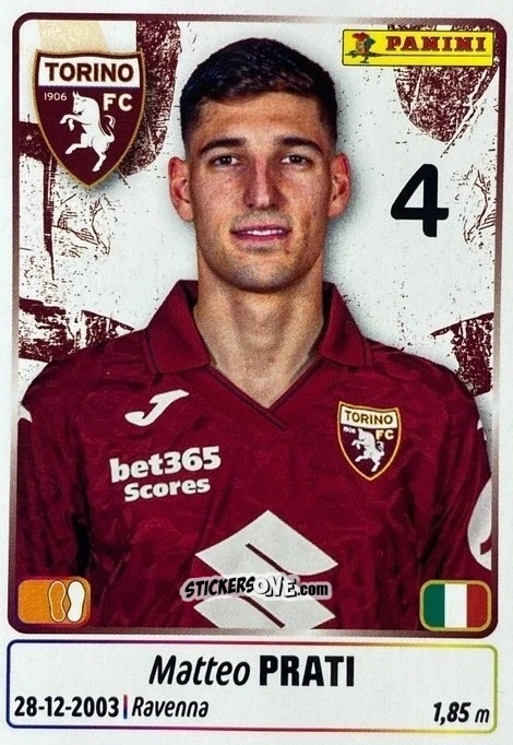 Figurina Matteo Prati - Calciatori 2025-2026 n. UPG74 - Panini