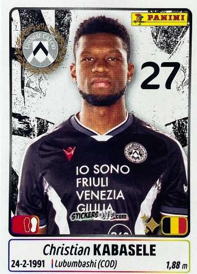 Cromo Christian Kabasele - Calciatori 2025-2026 n. UPG79 - Panini