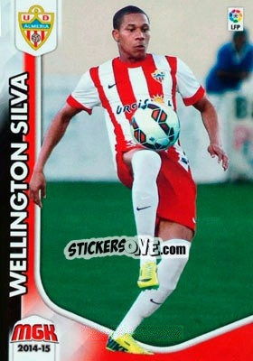 Sticker Wellington Silva - Liga BBVA 2014-2015. Megacracks n. 15 - Panini