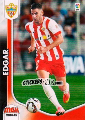 Sticker Edgar - Liga BBVA 2014-2015. Megacracks n. 17bis - Panini