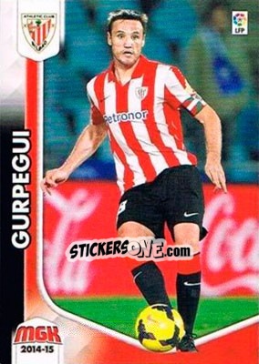 Sticker Gurpegui - Liga BBVA 2014-2015. Megacracks - Panini