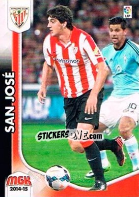 Sticker San José - Liga BBVA 2014-2015. Megacracks - Panini