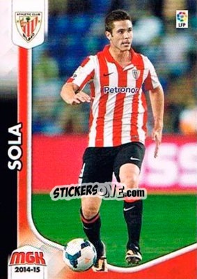 Cromo Sola - Liga BBVA 2014-2015. Megacracks n. 35 - Panini