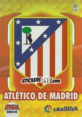 Sticker Escudo - Liga BBVA 2014-2015. Megacracks - Panini