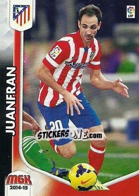 Sticker Juanfran - Liga BBVA 2014-2015. Megacracks n. 39 - Panini
