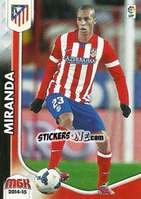 Sticker Miranda - Liga BBVA 2014-2015. Megacracks n. 40 - Panini