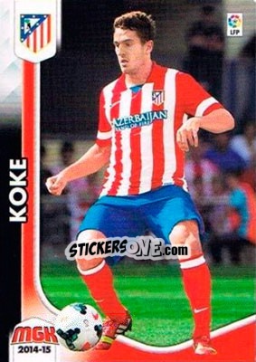 Cromo Koke - Liga BBVA 2014-2015. Megacracks - Panini