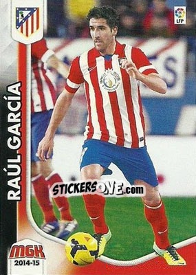 Cromo Raúl García - Liga BBVA 2014-2015. Megacracks - Panini