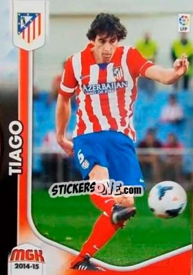 Sticker Tiago Mendes - Liga BBVA 2014-2015. Megacracks - Panini