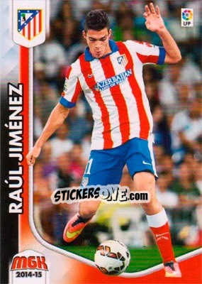 Sticker Raúl Jiménez - Liga BBVA 2014-2015. Megacracks n. 52 - Panini