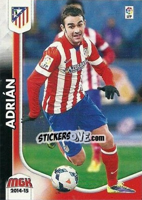 Sticker Adrián Lopez - Liga BBVA 2014-2015. Megacracks - Panini