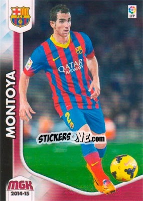 Figurina Montoya - Liga BBVA 2014-2015. Megacracks n. 57bis - Panini