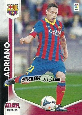 Sticker Adriano Correia - Liga BBVA 2014-2015. Megacracks n. 62 - Panini