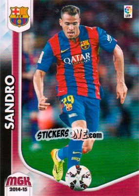 Sticker Sandro Ramirez - Liga BBVA 2014-2015. Megacracks - Panini