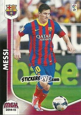 Sticker Messi - Liga BBVA 2014-2015. Megacracks n. 70 - Panini