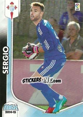 Cromo Sergio - Liga BBVA 2014-2015. Megacracks - Panini