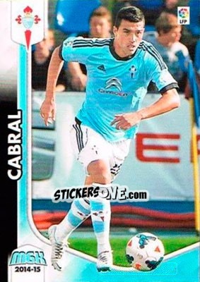 Figurina Cabral - Liga BBVA 2014-2015. Megacracks - Panini