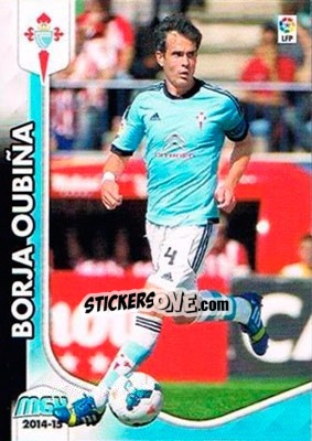 Sticker Borja Oubiña - Liga BBVA 2014-2015. Megacracks n. 81 - Panini