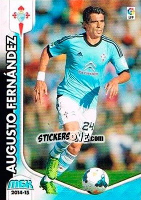 Sticker Augusto Fernández - Liga BBVA 2014-2015. Megacracks - Panini