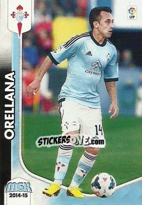 Sticker Orellana - Liga BBVA 2014-2015. Megacracks n. 87 - Panini