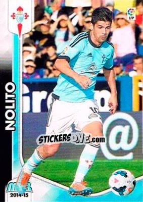 Sticker Nolito - Liga BBVA 2014-2015. Megacracks - Panini
