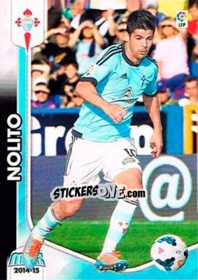 Sticker Nolito - Liga BBVA 2014-2015. Megacracks n. 90 - Panini