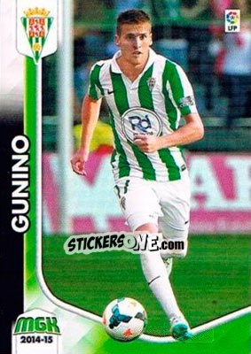 Cromo Gunino - Liga BBVA 2014-2015. Megacracks - Panini