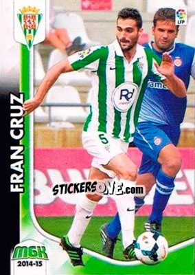 Figurina Fran Cruz - Liga BBVA 2014-2015. Megacracks - Panini