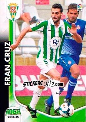 Sticker Fran Cruz - Liga BBVA 2014-2015. Megacracks n. 95 - Panini