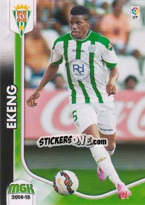 Sticker Ekeng - Liga BBVA 2014-2015. Megacracks n. 101bis - Panini