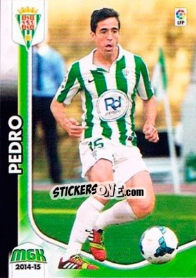 Cromo Pedro - Liga BBVA 2014-2015. Megacracks - Panini